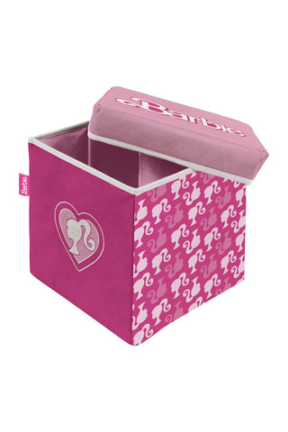 Puf con arcón Barbie - 30 x 30 x 30 cm