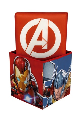 Taburete con arcón Los Vengadores Marvel - 30 x 30 x 30 cm