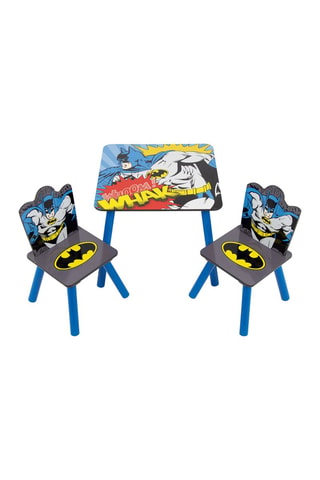 Conjunto de mesa y sillas Batman La Liga de la Justicia DC Comics - Desde 3 años