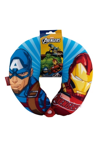 Oreiller de voyage Avengers Marvel - Bleu - 28 x 28 x 6 cm