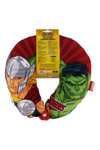 Oreiller de voyage Avengers Marvel - Bleu - 28 x 28 x 6 cm