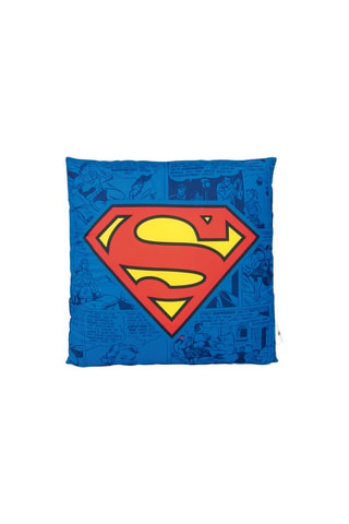 Coussin Superman La Ligue des Justiciers DC Comics - Bleu et rouge - 40 x 40 cm