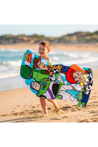 Serviette de plage Toy Story Disney Pixar - Bleu clair - 70 x 140 cm