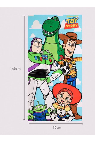 Serviette de plage Toy Story Disney Pixar - Bleu clair - 70 x 140 cm