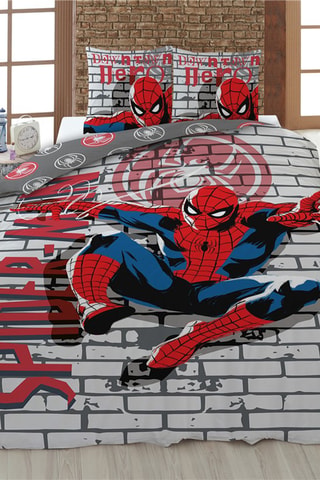 Funda nórdica Spider-Man Los Vengadores Marvel - Gris