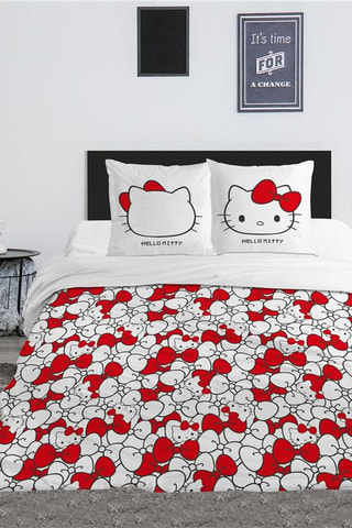 Funda nórdica Hello Kitty Sanrio - Blanco