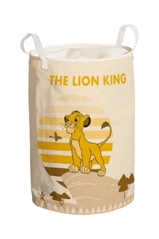 Panier à linge Simba Le Roi Lion Disney - 50 x 32 x 30 cm - Ecru