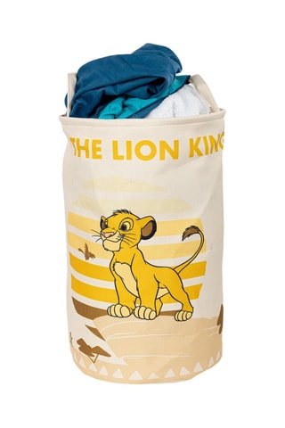 Panier à linge Simba Le Roi Lion Disney - 50 x 32 x 30 cm - Ecru