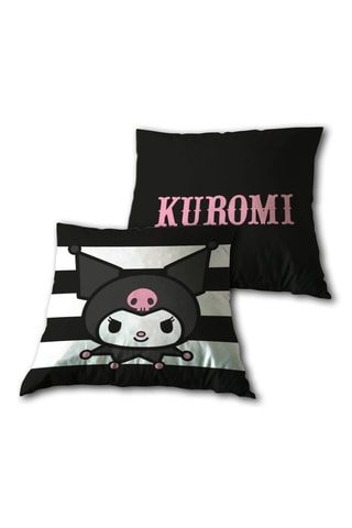 Coussin réversible Kuromi Sanrio - Noir - 40 x 40 cm