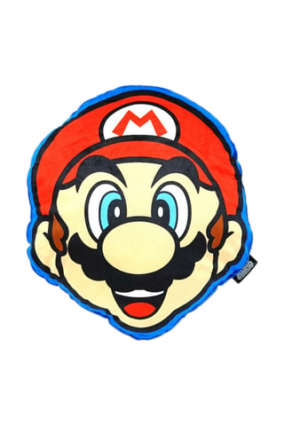 Coussin 3D Mario - Bleu et rouge - 40 x 40 cm