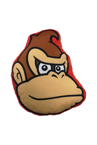 Coussin 3D Donkey Kong Mario - Marron - 40 x 40 cm