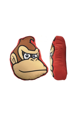 Coussin 3D Donkey Kong Mario - Marron - 40 x 40 cm