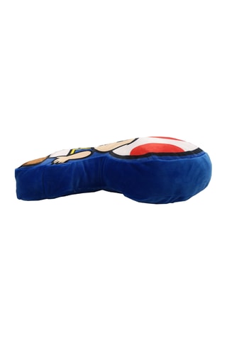 Coussin 3D en soie Toad Super Mario - Bleu roi - 40 x 40 cm