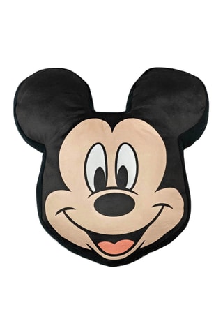 Coussin 3D Mickey Disney - Noir - 40 x 40 cm