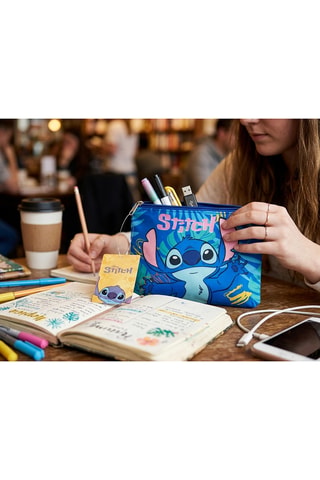 Trousse Stitch Lilo et Stitch Disney - Bleu cobalt