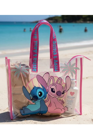 Bolso shopper Stitch y Ángel Lilo y Stitch Disney - Blanco