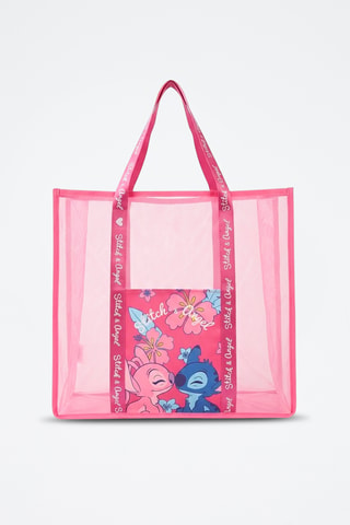 Bolso shopper Stitch Lilo y Stitch Disney - Rosa