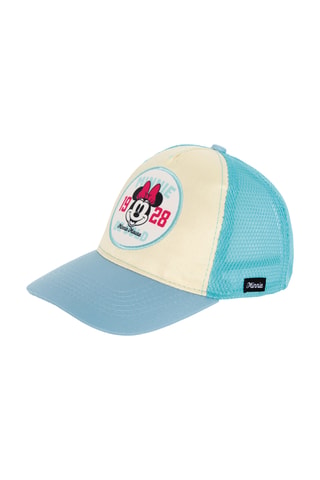 Casquette Minnie Disney - Ciel et ivoire