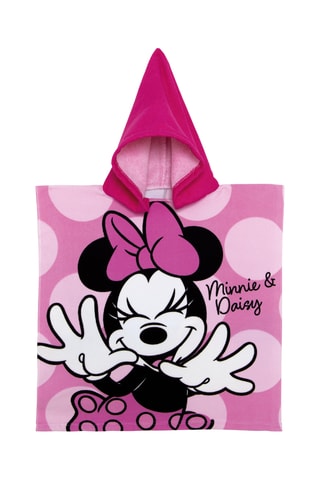Poncho à capuche Minnie et Daisy Disney - Fuchsia