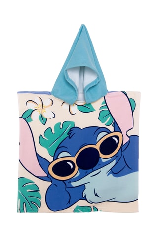 Poncho à capuche Stitch Lilo et Stitch Disney - Bleu