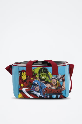 Sac à lunch isotherme Avengers Marvel - Bleu clair et noir