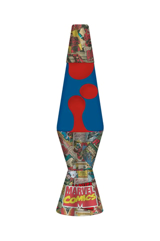 Lampe à lave Marvel Comics - Bleu pétrole et jaune