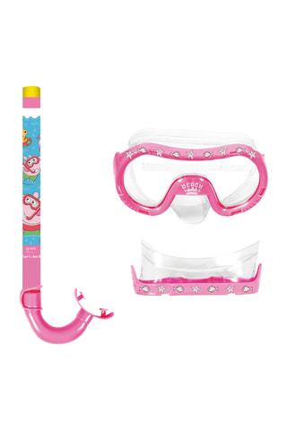 Gafas de buceo y tubo Peppa Pig - Rosa