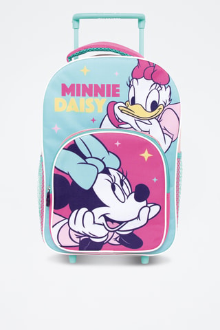 Sac à dos à roulettes Minnie et Daisy Disney - Rose