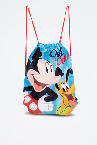 Mochila Mickey y Pluto Disney - Azul claro y negro
