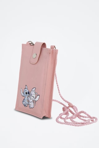 Sac bandoulière Stitch et Angel Lilo et Stitch Disney - Rose