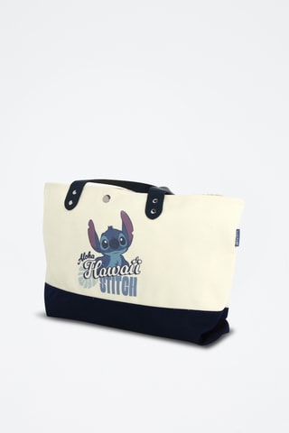 Bolso shopper Stitch Lilo y Stitch Disney - Crudo