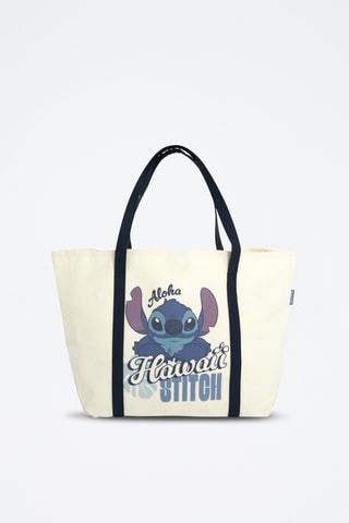 Bolso shopper Stitch Lilo y Stitch Disney - Crudo