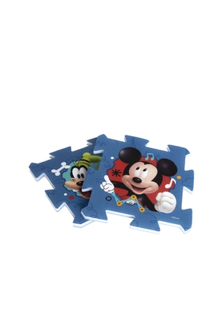 Tapis Mickey Disney - Bleu clair - 111 x 57 x 1 cm