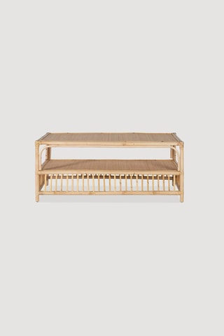 Table basse en rotin - 110 x 46 x 55 cm