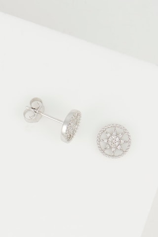 Puces Erinye Or blanc et diamants