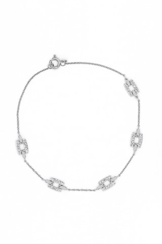Bracelet - Or blanc et diamants