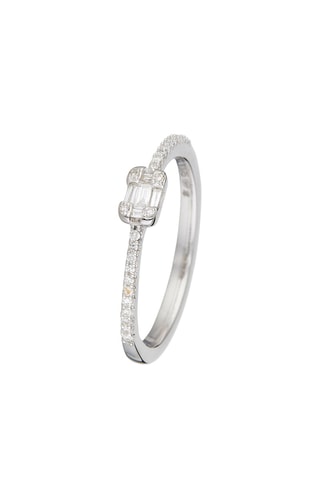Verlovingsring Romina - Witgoud en Diamanten 0,12 Karaat/31