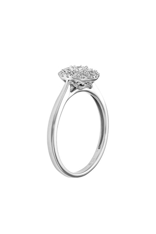 Bague - Or blanc et diamants