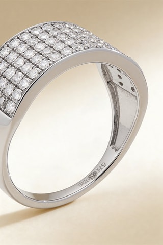 Bague Queenstown Or blanc et diamants