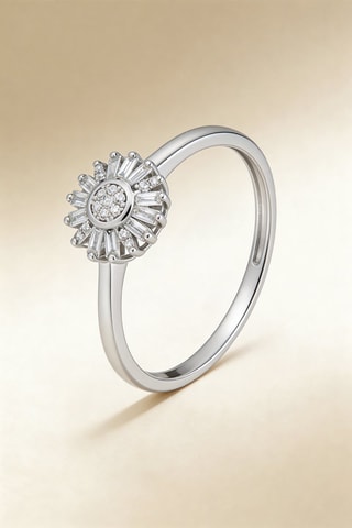 Ring Soleil Witgoud en Diamanten