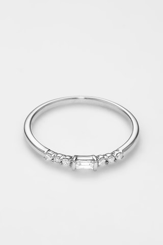 Bague Siliria Or blanc et diamants