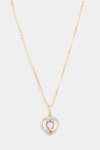 Hanger Taccia Geelgoud, Diamanten en Saffier