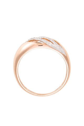 Bague Estran - Or rose et diamants
