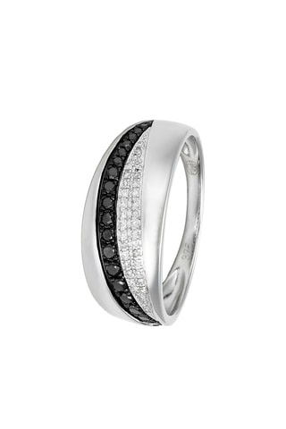 Bague Diamants Bicolores - Or blanc et diamants