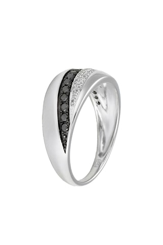 Bague Diamants Bicolores - Or blanc et diamants