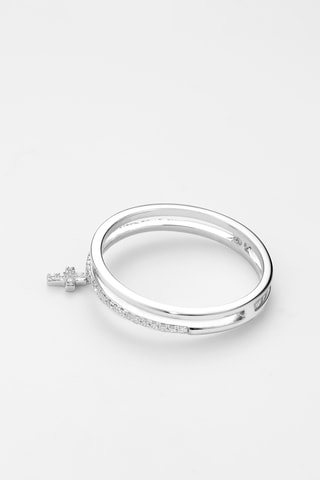 Bague Eris - Or blanc et diamants