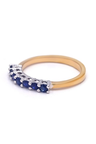Bague Lovenia - Or jaune et saphirs