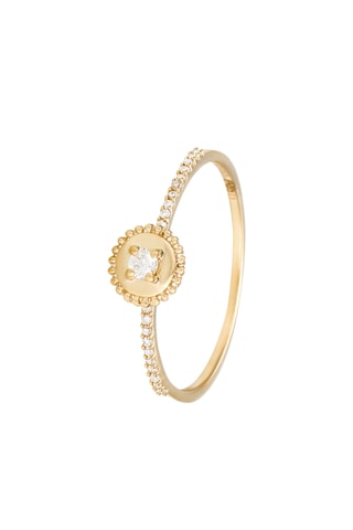 Bague Kassita - Or jaune et diamants