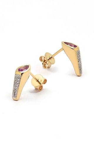 Puces Joselita - Or jaune, diamants et saphirs