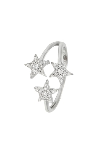 Bague Etoile de Diamants - Or blanc et diamants